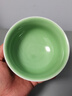 龙泉青瓷米饭碗陶瓷新款创意中式餐具家用加厚吃饭碗大号面汤碗喝粥碗小碗 4.5英寸梅子青碗 实拍图