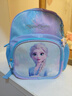 迪士尼（Disney）幼儿园书包3-6岁轻便可爱高颜值小包透气抑菌女童背包爱莎公主蓝 实拍图