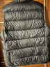 京东京造零压排骨羽绒轻薄羽绒服男外套冬季防钻绒马甲背心新年曜石黑XL 实拍图