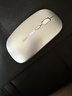 英菲克（INPHIC）M1无线鼠标可充电办公蓝牙三模电量显示静音便携适用于惠普华硕苹果IPAD笔记本电脑无限轻音 【无线-2.4G电量显示增强版】Ty-C充电太空银 实拍图