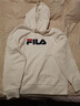 FILA斐乐官方情侣款连帽卫衣秋季休闲宽松针织长袖上衣 实拍图