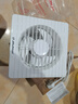 金羚（JINLING） 金羚(JINLING)排气扇厕所抽风机卫生间换气扇墙壁窗式排风扇静音 升级百叶6寸【1米插头线】开孔150~160mm 实拍图