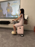 爱尔威（Airwheel）电动行李箱可骑行智能拉杆箱可坐可代步20英寸登机箱 豪华版一粉 实拍图