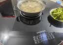 芝梵饭菜保温板加热菜板保温板暖菜板家用带电磁炉火锅暖菜板+火锅+自动旋转家庭旋转餐桌加热转盘 黑丨90CM【电动+手动旋转】电磁炉火锅款 实拍图