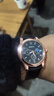 正品男士手表高档休闲石英表简约气质男表皮带高颜值罗马时尚腕表 黑色运动款 实拍图