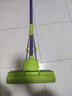 妙洁胶棉拖把27cm杆长120共2头滚轮式懒人家用一拖净免手洗海绵吸水 实拍图
