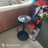 新颜值主义吧台椅高脚凳酒吧椅子转椅升降椅家用圆凳子吧台椅靠背化妆凳 黑色高款【升降范围61-81CM】 实拍图