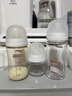 贝亲（Pigeon）玻璃奶瓶宽口径防胀气240ml M号奶嘴 3月+ AA187  实拍图