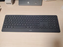 雷柏（Rapoo）E9500G升级款 110键无线/蓝牙多模键盘 刀锋超薄紧凑便携无线键盘 电脑笔记本商务办公键盘 深灰 实拍图