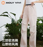 MOLY VIVI双腰头软壳冲锋运动裤女春夏户外防风防水速干徒步登山裤魔力薇薇 实拍图