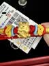 周六福福马黄金转运珠宝宝款生肖马足金红绳本命年定价 铃铛福马 约0.7g 实拍图