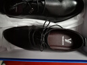 意尔康男鞋圆头商务正装鞋春秋单鞋系带皮鞋德比婚鞋 53449W 黑色 43 实拍图