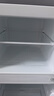 美的（Midea）112L两门小冰箱灰色双温小冰箱迷你家用宿舍租房灵活摆放节能低音深冷速冻 BCD-112CM 实拍图