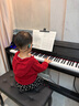 海蒂诗 电钢琴88键重锤电子钢琴儿童初学幼师专业成人家用数码立式钢琴 P-310木纹黑-蓝牙-重力度-配琴凳 实拍图
