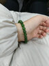 净心石 收藏级8mm无黑和田玉碧玉手链高水头无黑苹果绿阳绿玉石手串 实拍图
