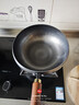 哥思顿章丘大肚锅手工锻打老式炒锅无涂层不粘辅食锅 鱼鳞款28cm 实拍图