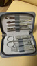 777指甲刀套装 指甲剪指甲锉修容组合修甲工具9件套 BM091灰 实拍图