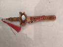 星光缘桃木剑创意家居摆件婴儿木雕装饰工艺品装饰挂件七星八卦剑22cm 实拍图
