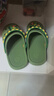B.Duck小黄鸭童鞋儿童拖鞋男童透气洞洞鞋女童可爱家居鞋0954绿色28 实拍图