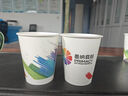 日辉 一次性纸杯子定制商用企业办公加厚水杯广告纸杯定做印logo箱装 9盎司特厚1000只 实拍图