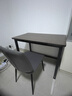 超·奈（CHAONAI）【顺丰到家】电脑桌家用台式简约办公卧室小户型学习桌简易书桌子 【单桌25MM厚桌面】黑架+古橡木 长100CM宽60CM高75CM 实拍图