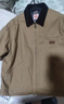 马登工装底特律猎装夹克男美式复古J001巴恩风翻领谷仓外套秋季新款 卡其色 厚款 【男士棉服冬季/棉衣男款/袄子】 L 实拍图