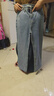 真维斯（Jeanswest）牛仔裤女2025秋季高腰阔腿裤垂感时尚宽松女士长裤子女浅蓝色M 实拍图