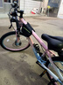 永久山地自行车成人山地车学生铝合金变速油碟刹内走线男女士单车赛车 辐条/炫彩粉【京仓发货 加厚车座】 24寸【适合：140-170cm】 24速【定位变速器】 实拍图