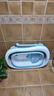世纪宝贝（babyhood）儿童泡澡桶 婴儿洗澡盆游泳桶加大号折叠浴桶0-15岁赠浴凳 319蓝 实拍图