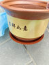 斗途园艺 紫砂花盆 红陶土梅花盆 兰花盆 盆景花盆  粗陶瓷花盆 带托盘 托盘一个 大 实拍图