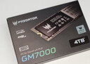 宏碁掠夺者（PREDATOR）4TB SSD固态硬盘 M.2接口(NVMe协议PCIe 4.0 x4) GM7000系列  With Heatsink散热片版 台式机 PS5 实拍图