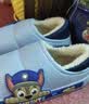 汪汪队立大功（PAW PATROL）汪汪队儿童棉鞋男童女童秋冬季防水防滑棉拖鞋宝宝毛毛拖鞋可外穿 （升级款）3611棉拖阿奇蓝色 24 /25#内长15cm #适合脚长14cm 实拍图