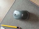 罗技（Logitech）M185鼠标 无线鼠标 办公鼠标 对称鼠标 黑色灰边 带无线2.4G接收器 实拍图