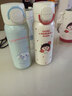 杯具熊（BEDDYBEAR）海浪双饮保温杯女带杯套吸管水杯大容量学生杯子500ml情书大耳狗 实拍图