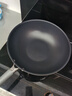 三禾0涂层炒锅无涂层不粘锅钛钢不锈钢电磁炉通用炒菜锅32cmLC32S16 实拍图