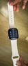 Apple/苹果 【情人节】Watch S11 智能手表GPS款46毫米玫瑰金色铝金属表壳淡桃粉色运动型表带M/L 实拍图
