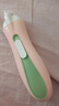 好伊贝婴儿电动磨甲器电动打磨器新生儿专用防夹肉指甲剪套装USB款粉色 实拍图