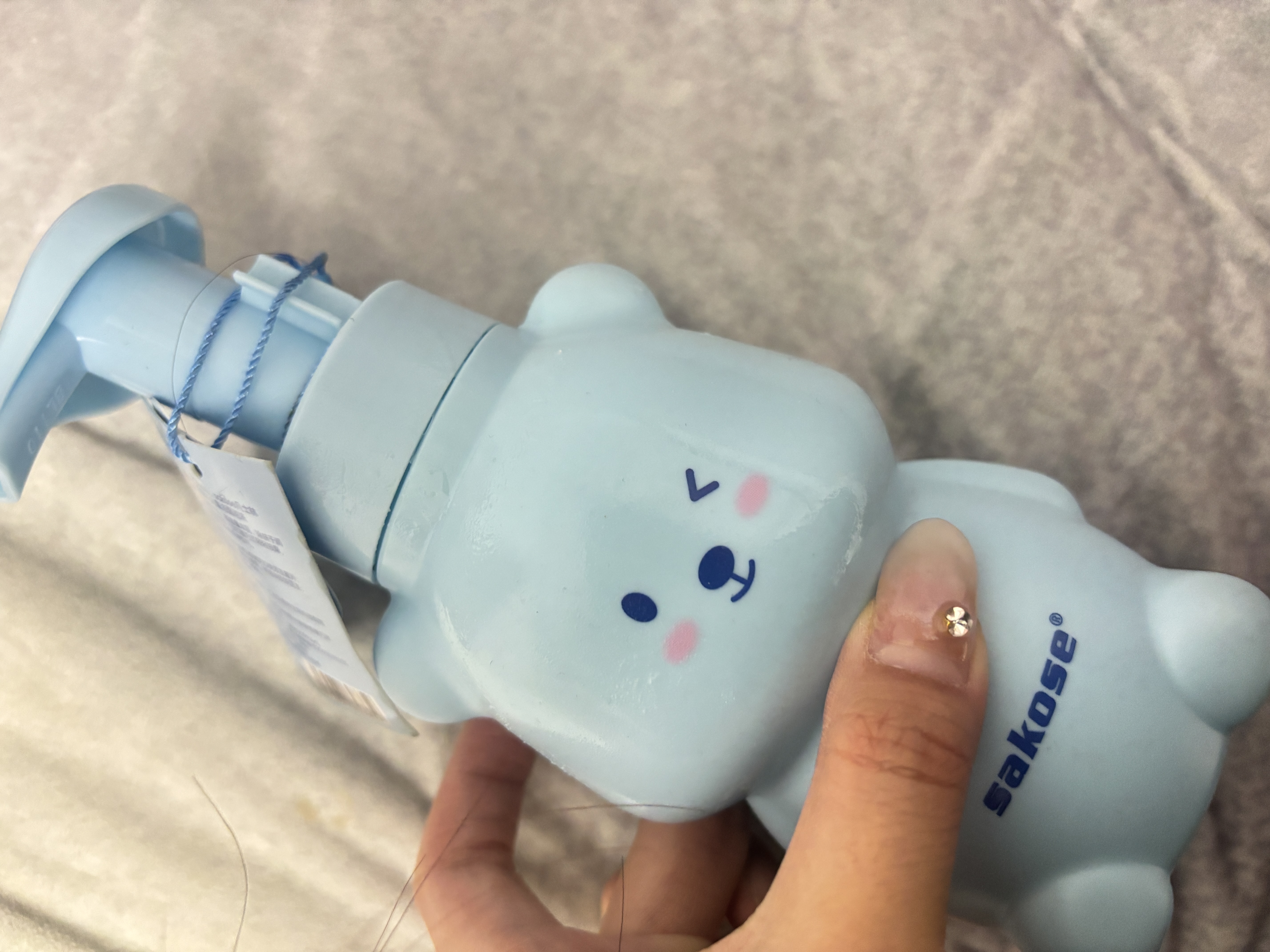 sakose凡士林金盏花小熊洁面泡沫洗面奶260ml青少年深层清洁控油不刺激 实拍图