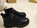 海澜之家HLA马丁靴男士户外休闲鞋秋冬工装鞋子男HAAGZM3AB70373 黑色42 实拍图