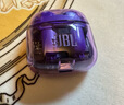 JBL TUNE FLEX 小晶豆 半入耳/入耳可切换佩戴 主动降噪蓝牙耳机 无线耳机 运动 苹果安卓手机通话 紫色 实拍图