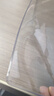 铭聚布艺（MINGJU） 桌布 软玻璃PVC桌垫水晶板塑料茶几垫透明无味(1.5mm厚)50*100cm 实拍图