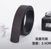 UHFR官方适配菲拉·格慕不带头皮带3.43.5cm真皮打孔腰带替换皮带 格慕旗舰黑色荔枝纹 旗舰105cm 实拍图