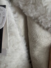 俞兆林半高领加绒针织打底衫女一体绒内搭秋冬加绒加厚毛衣上衣白色 实拍图