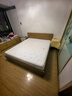 全友家居 北欧原木风板式床1.8米x2米主卧室简约现代家用木板双人大床 实拍图