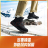 安踏踏洲大棉鞋休闲鞋男鞋革面加绒加厚保暖厚底雪地靴运动鞋子 实拍图