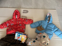 巴拉巴拉童装儿童羽绒服男童女童2025新款春装拜年服红色国风宝宝外套加厚 实拍图