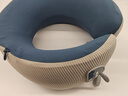 富居旅行便携u型枕 护颈椎办公室颈托仰睡神器高铁飞机车用午睡枕 实拍图