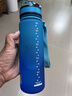 史努比（SNOOPY）儿童水杯夏季便携大容量耐摔防漏喝水杯男女小学生一键直饮杯子蓝 实拍图
