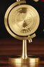 【黄铜一亿小目标】旋转地球仪转转车载办公桌面摆件创意礼品g 【大号】壹个亿小目标（黄铜摆件） 实拍图