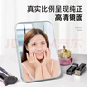 镜子小镜子化妆镜学生家用桌台式可折叠简约梳妆镜高清方形 蓝色小号 实拍图